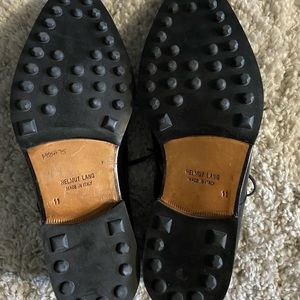 Men’s Black Leather Shoes - Helmut Lang - Size 11